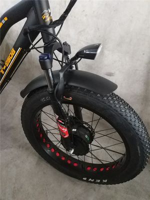 750W 48V 4.0&quot; Fat Tire 3 Ruote E Trike Electric Cargo Bike Alloy Rim 6 Speed USA Hot