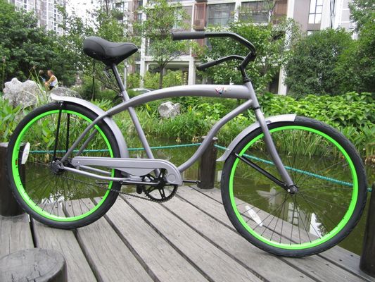 170 mm Crank Comodo sella 26 pollici single velocità Coaster freno Uomini Beach Cruiser Bike