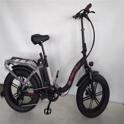 750W 1000W 48V Fat Tire 4,0" Folding Silver Frame 5 Specchi Electric Folding Bike 20 Inch