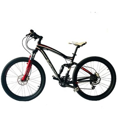 Bicicletta da montagna a sospensione di alluminio completo con 24 velocità e freno a disco idraulico