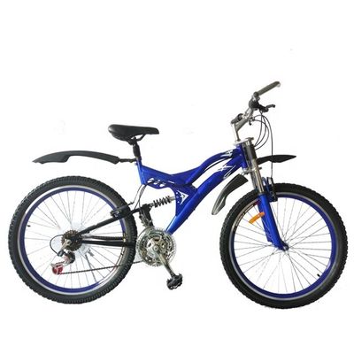 26&quot; Full Suspension Mountain Bike per carichi pesanti Capacità di carico 120kg 21 velocità