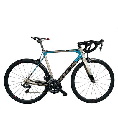 Materiale della cerchiera in fibra di carbonio 22 velocità Shimano ULTEGRA R8000 Aluminico Legato Stem Race Bike