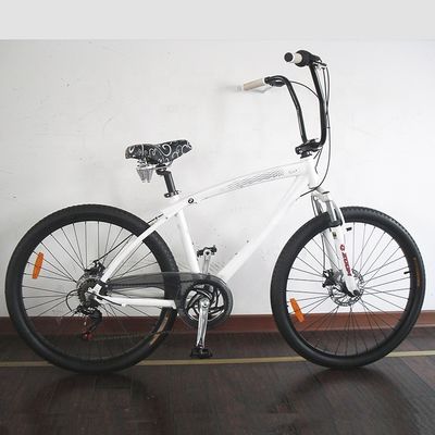 OEM Vernice a colori 26 pollici 3.0 pneumatici Cornice in alluminio Beach Cruiser Bicicleta 7 velocità Shimano