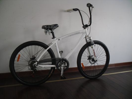 OEM Vernice a colori 26 pollici 3.0 pneumatici Cornice in alluminio Beach Cruiser Bicicleta 7 velocità Shimano
