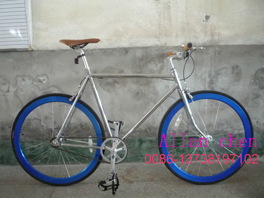 Aluminio 700C FIXED GEAR BICYCLE Brilla al buio Leggera e resistente