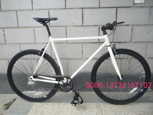Aluminio 700C FIXED GEAR BICYCLE Brilla al buio Leggera e resistente