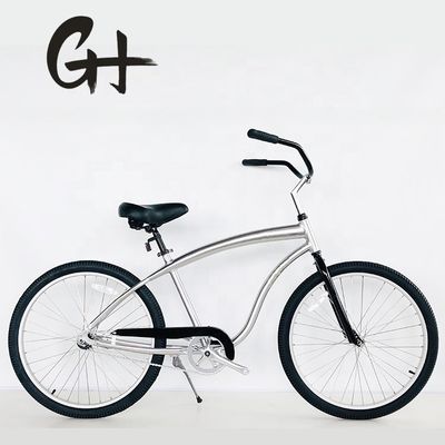 26 pollici di alluminio 6061 Frame Coaster Brake Single Speed Beach Cruiser Bicicletta per uomini adulti