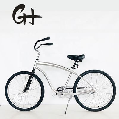 26 pollici di alluminio 6061 Frame Coaster Brake Single Speed Beach Cruiser Bicicletta per uomini adulti