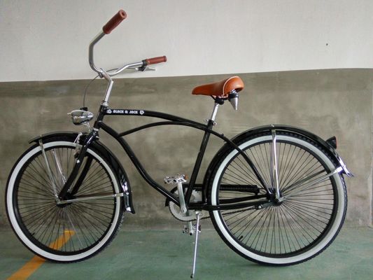 Single Speed 26inch Men Beach Cruiser Bike con telaio in acciaio Hi-Ten e cerchiera in alluminio