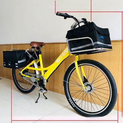 35V 350W 8.8AH batteria al litio 26&quot; Fast Food Cargo Delivery Bici elettrica per donne adulte 25KM/H CE mercato europeo