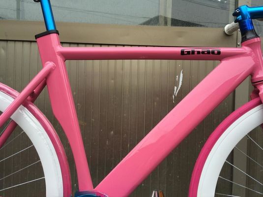 700C Bicicicletta a marcia fissa con telaio in lega di alluminio e velocità singola