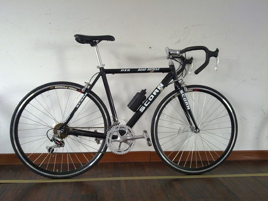 Fork Materiale Legatura di alluminio SHIMANO 700C Corsa Bicicletta telaio 18 Velocità Cerchiera di alluminio 14