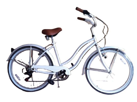 26&quot; Shimano 7 Speed Donna Lady USA 26*2.125 Ragazza Pneumatici Bianchi Beach Cruiser Speed Bike