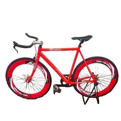 Radius Caliper Brake Fixie Bike Colore rosso 700C Legatura di alluminio CE Certificato OEM cinese