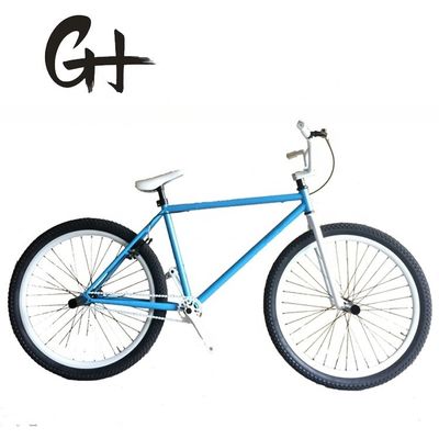 Bicicletta BMX a velocità singola a colori personalizzati da 26 pollici con telaio in acciaio Hi-Ten e certificazione CE
