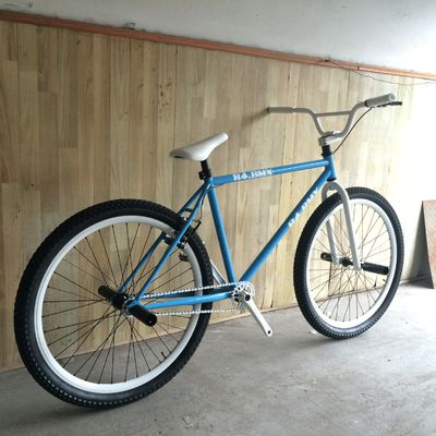 Bicicletta BMX a velocità singola a colori personalizzati da 26 pollici con telaio in acciaio Hi-Ten e certificazione CE