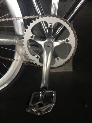 NO Pieghevole 700C Chrome Color Single Speed Adulto Corsa Fixie Bike da OEM Taiwan Parti