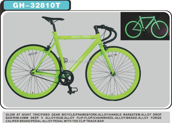 Bicicletta a marcia fissa in lega di alluminio 700C personalizzata con peso lucido di 13 kg e colore Pantone