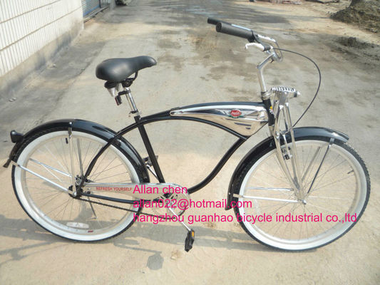 26&quot; sospensione a molla forchetta Beach Cruiser Bike Vintage City Bike con CE ISO9001 CPSC