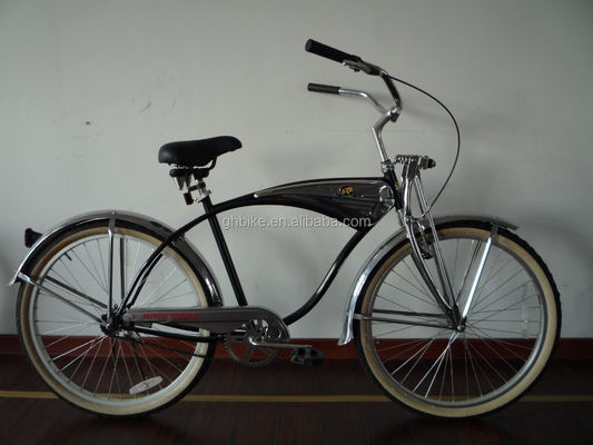 26&quot; sospensione a molla forchetta Beach Cruiser Bike Vintage City Bike con CE ISO9001 CPSC