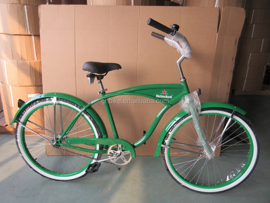 Versatile 26 pollici di Acciaio Cornice Uomini Beach Cruiser Bicicleta per la promozione Gloss Peso 19KGS