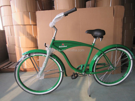 Versatile 26 pollici di Acciaio Cornice Uomini Beach Cruiser Bicicleta per la promozione Gloss Peso 19KGS