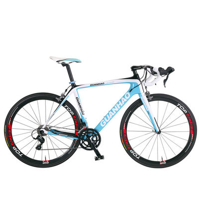 700C 18S Full Carbon Fiber Racing Road Bike con calcolatore freno Hard Frame Design