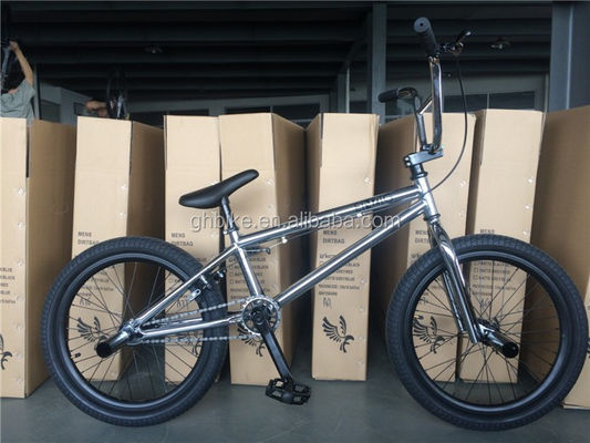 Materiale di forcella in acciaio e ruota da 20 pollici BMX Bicicleta con telaio in acciaio cromato