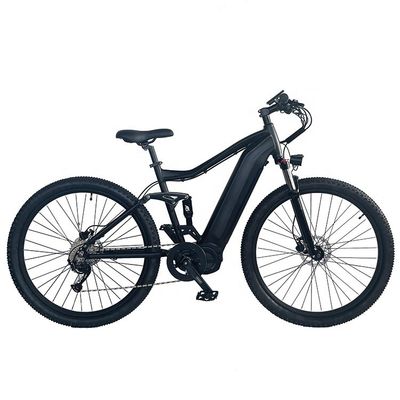 26*4&quot; Larghezza pneumatica 48V 1000W 17AH BAFANG Medio Motore Elettrico Full Suspension Mountain Bike