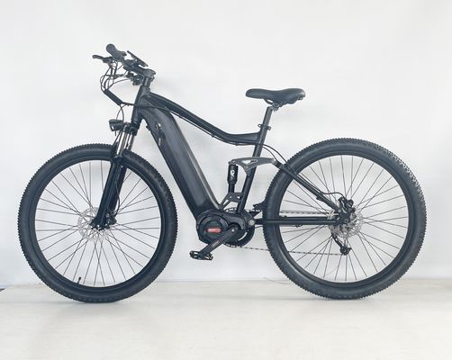 26*4&quot; Larghezza pneumatica 48V 1000W 17AH BAFANG Medio Motore Elettrico Full Suspension Mountain Bike