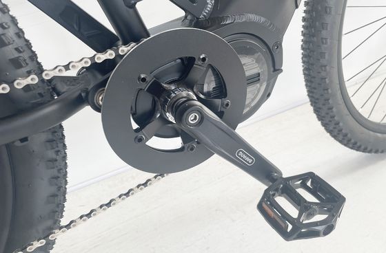 26*4&quot; Larghezza pneumatica 48V 1000W 17AH BAFANG Medio Motore Elettrico Full Suspension Mountain Bike