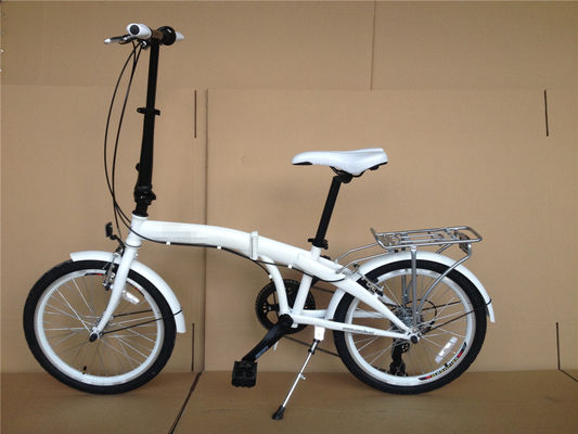 Bicicletta pieghevole unisex da 20 pollici per adulti leggera con set di ruote in alluminio a 7 velocità