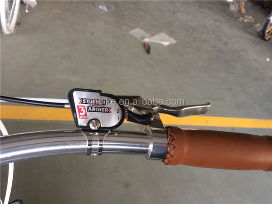 Lady Road Bike Inner 3 Speed Chrome Frame City Bike con materiale a forcella in acciaio 11KGS