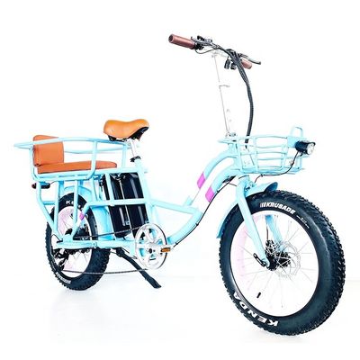 20&quot; 48V 1000W Batterie doppie 34AH Batteria al litio 50KM/H Motore a mozzo posteriore Snow Electric Bike
