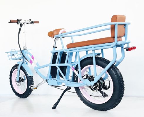 20&quot; 48V 1000W Batterie doppie 34AH Batteria al litio 50KM/H Motore a mozzo posteriore Snow Electric Bike
