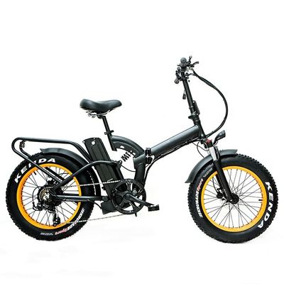 52V 20" 1000W 14AH Batteria al litio 50KM/H 4.0 Big Fat Snow Tire OEM Customized Adulto Pieghevole Bicicleta elettrica a sospensione completa