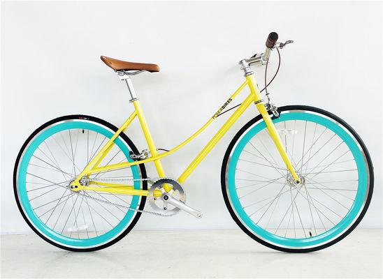 Ride in Style Vintage single speed da uomo con forcella in acciaio e pneumatici Kenda 700C