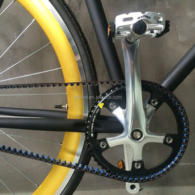 Alloy Pedal 2016 High End Men Style 700C Single Speed Belt Drive Road Bike/Fixie Bike in qualsiasi colore