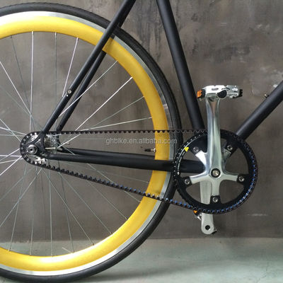 Alloy Pedal 2016 High End Men Style 700C Single Speed Belt Drive Road Bike/Fixie Bike in qualsiasi colore