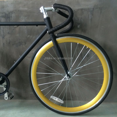 Alloy Pedal 2016 High End Men Style 700C Single Speed Belt Drive Road Bike/Fixie Bike in qualsiasi colore