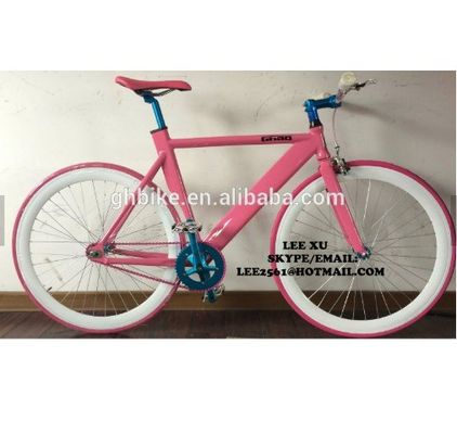 Lightweight Aluminum Fixed Gear Bike 2020 Pink 700C per una guida facile e divertente