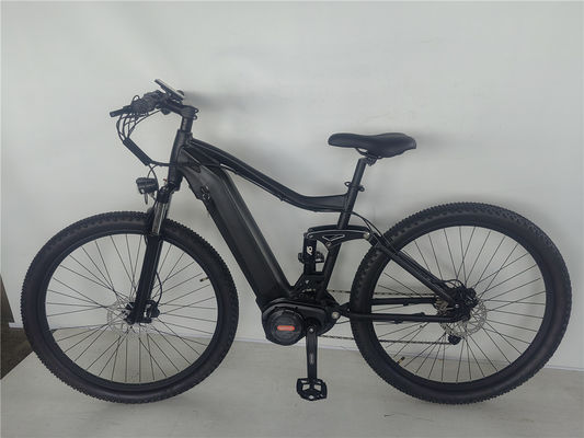 Motore centrale a sospensione completa Cornice in lega di alluminio 29 pollici 1000W Bici elettrica di montagna