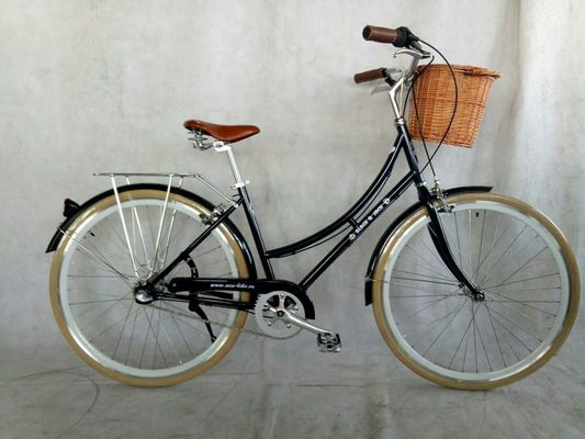 Single Speed Bici Classic City Cruiser Bike Donne Step Through Lady Bikes 1,8 metri di lunghezza