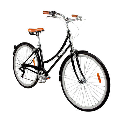 Elegante bici classica da 7 velocità per donna con cerchiera in alluminio e pneumatici Kenda