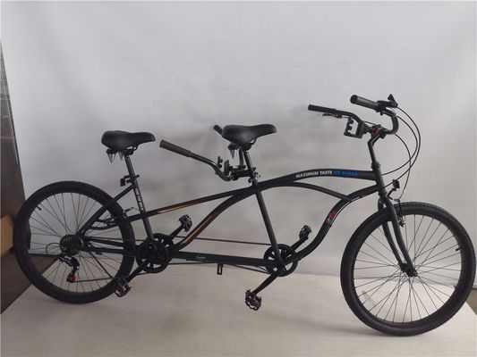 Cornice in acciaio certificata CE 26 &quot;Shimano 7 velocità Beach Cruiser Tandem Bike per Due Cavalieri