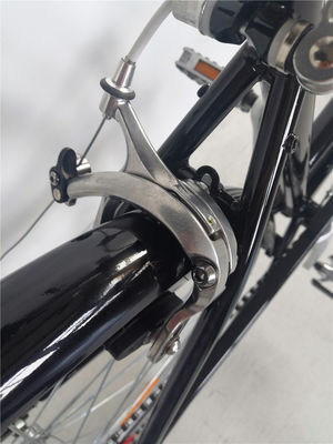 Elegante bici classica da 7 velocità per donna con cerchiera in alluminio e pneumatici Kenda