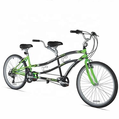 Cornice in acciaio CE 26&quot; Dual Driver 21 velocità Tandem Bike per due persone OEM Double Seat