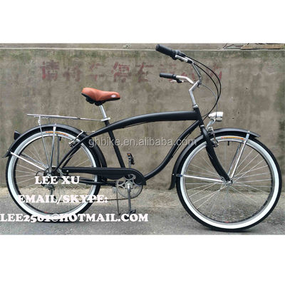 Comodo e durevole bici da 6 velocità Beach Cruiser da uomo con crankset da 170 mm