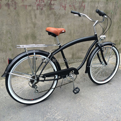Comodo e durevole bici da 6 velocità Beach Cruiser da uomo con crankset da 170 mm