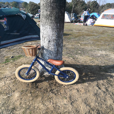 2022 Stile Bambini Camminare Bici per Bambino con Cesto Wicker Frontale e pneumatici Wanda da 12 pollici